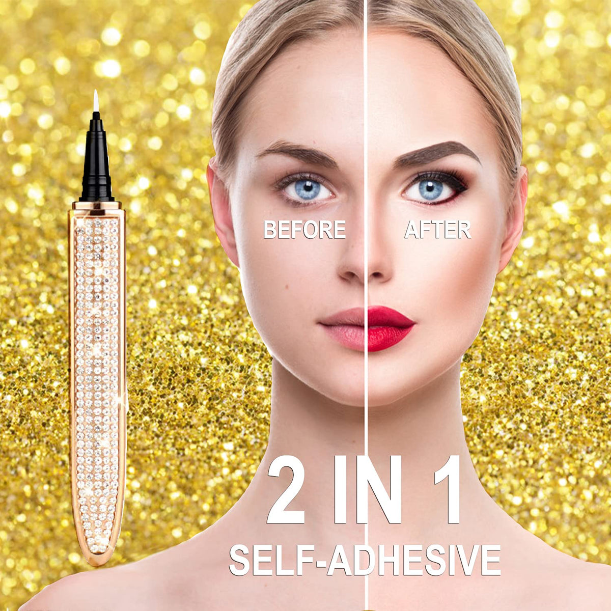 🔥2024 New Self-adhesive Eyeliner Eyelash Glue Pencil