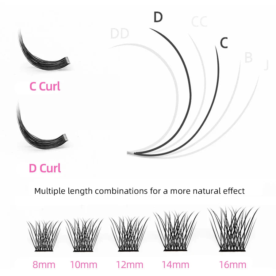 Joliejuly DIY Eyelashes D MIX&71